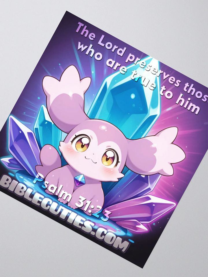 Bible Cuties Violet - The Lord preserves those who are true to him product image (3)