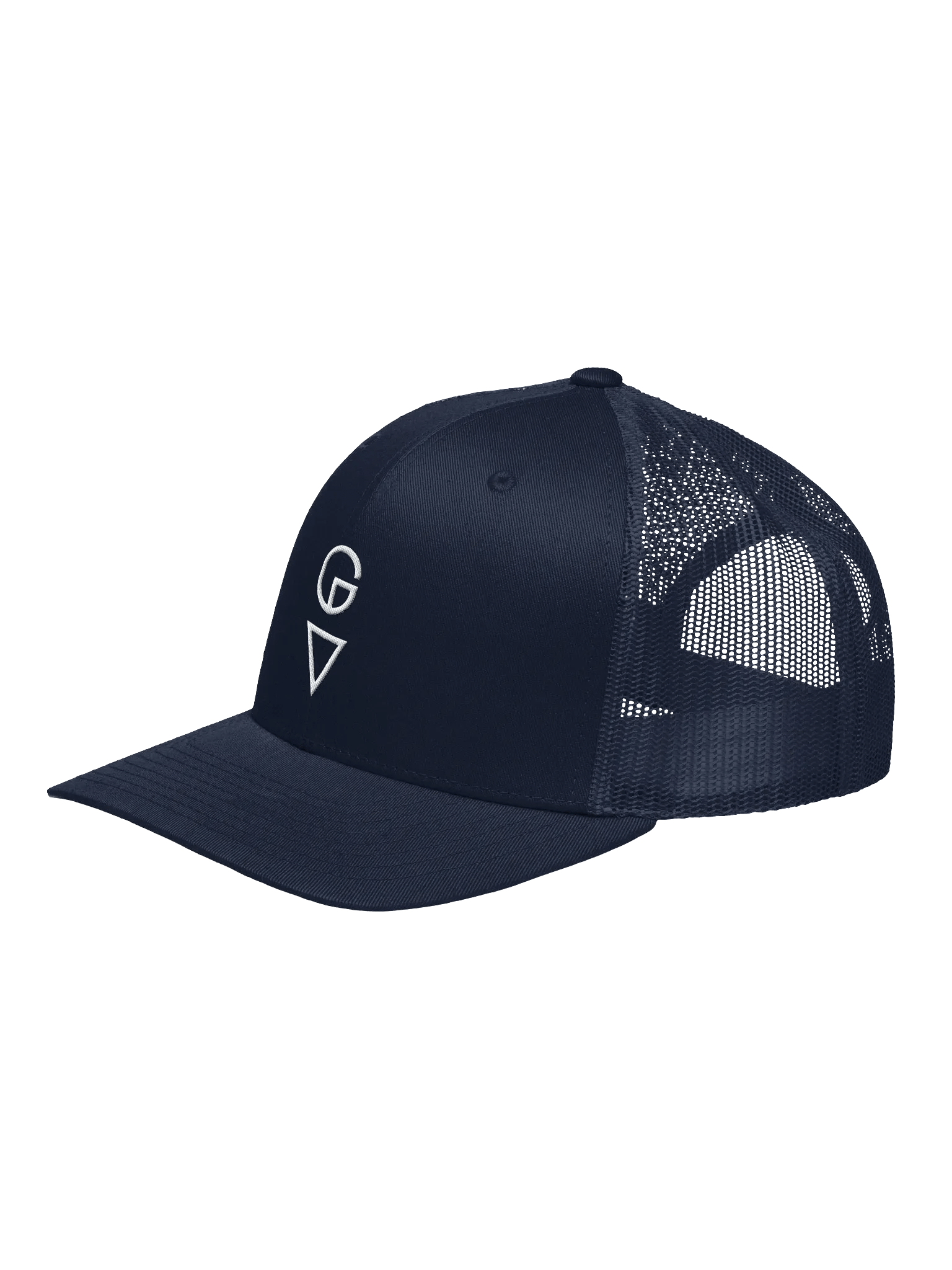 Embroidered Good Vibes (GV) Breathable Retro Trucker Hat product image (14)