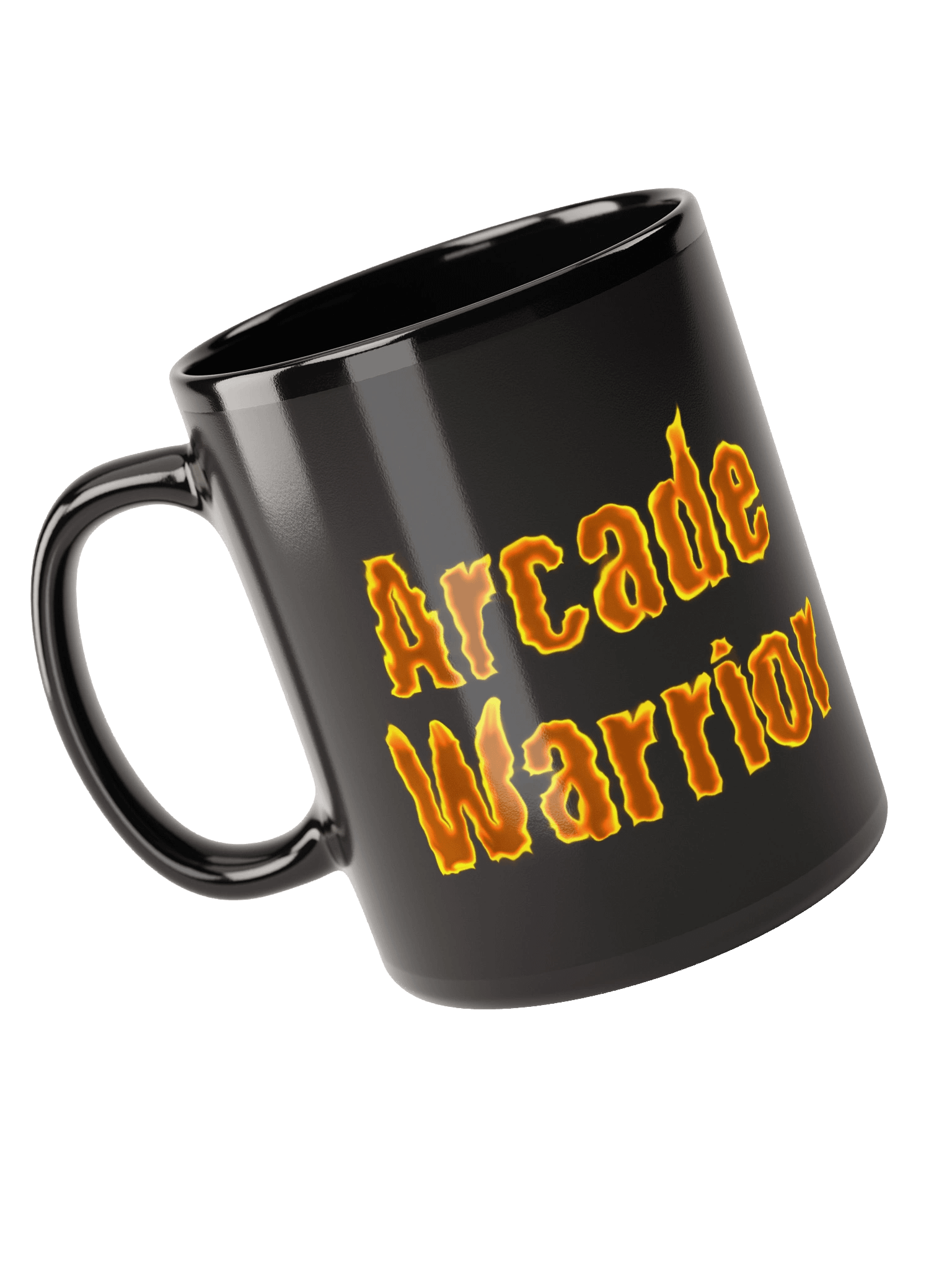 Arcade Warrior Logo Black Mug product image (1)