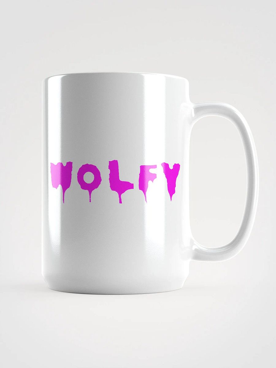Wolfy White Glossy Mug product image (1)