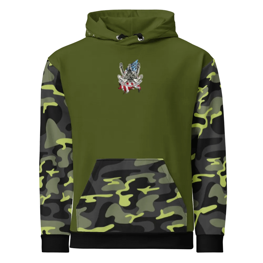 Camouflage & Green Athena Tug & CE Flage Hoodie product image (7)