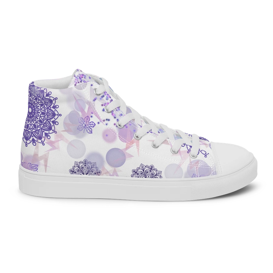 Lilac Mandala Lace Up Womens Shoes product image (29)