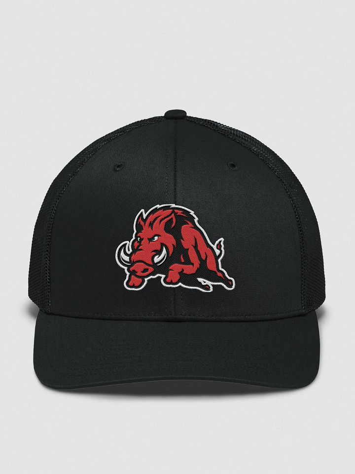Wild Boar Charge Trucker Hat product image (1)