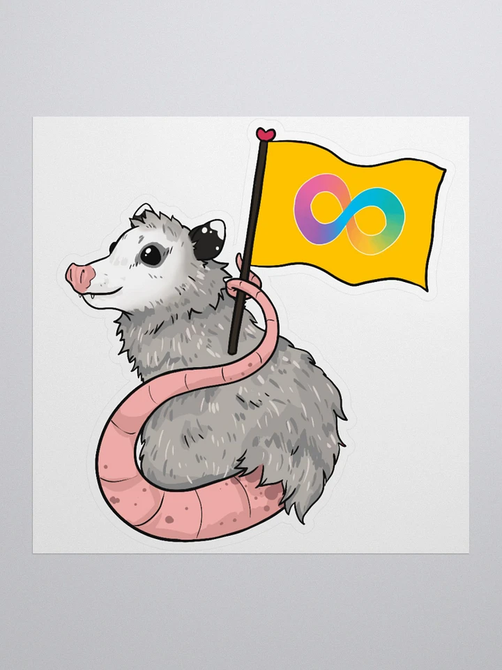 Autism Pride Possum bubble free stickers product image (1)