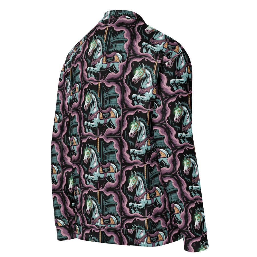 Midnight Veil Designs 'Haunted Carousel' Gothic Bomber Jacket product image (4)