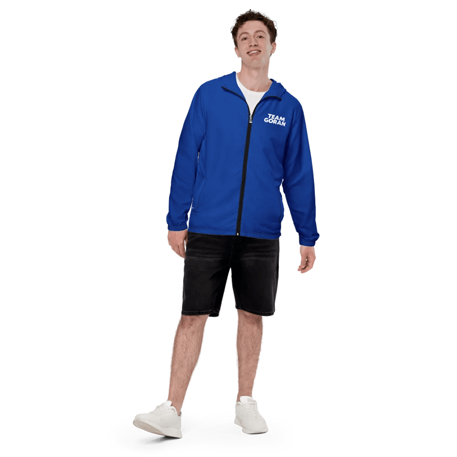 TEAM GORAN Blue Wind Breaker Jacket product image (4)