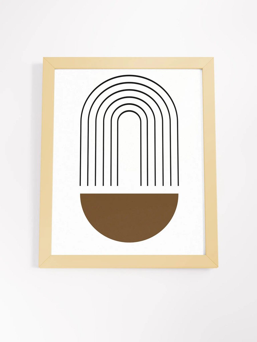 Elegant Arch Wood-Framed Poster product image (69)