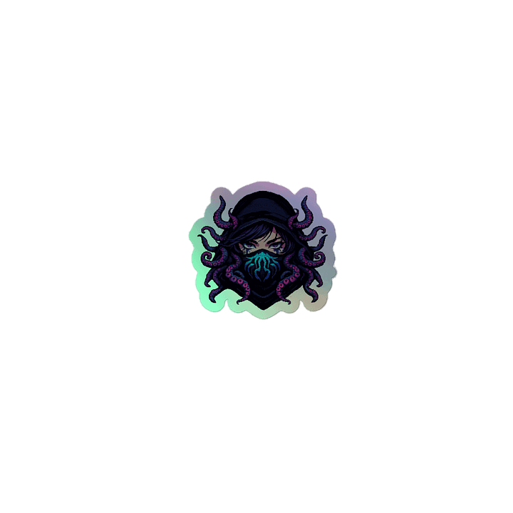 Masked Calypso Holographic Sticker product image (1)