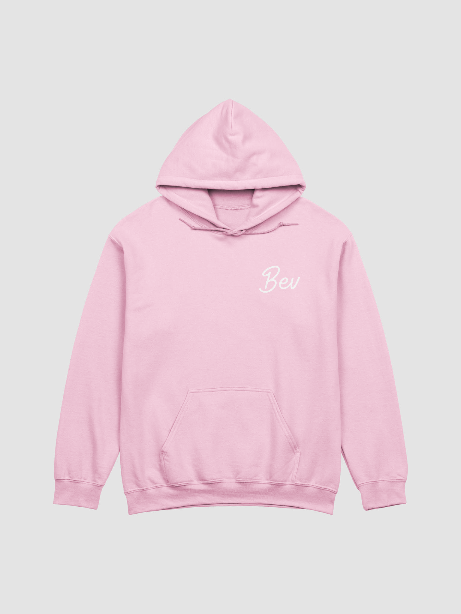 Custom Name Sweatshirt | Pink Sweatshirt with White Text | Bev product image (1)