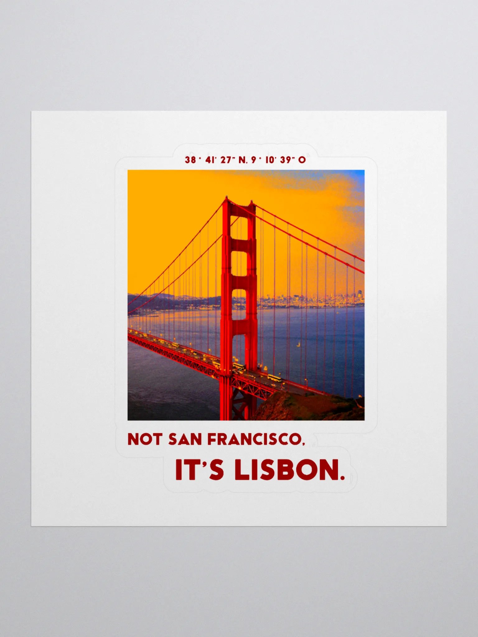 It's Lisbon! (Sticker) product image (1)