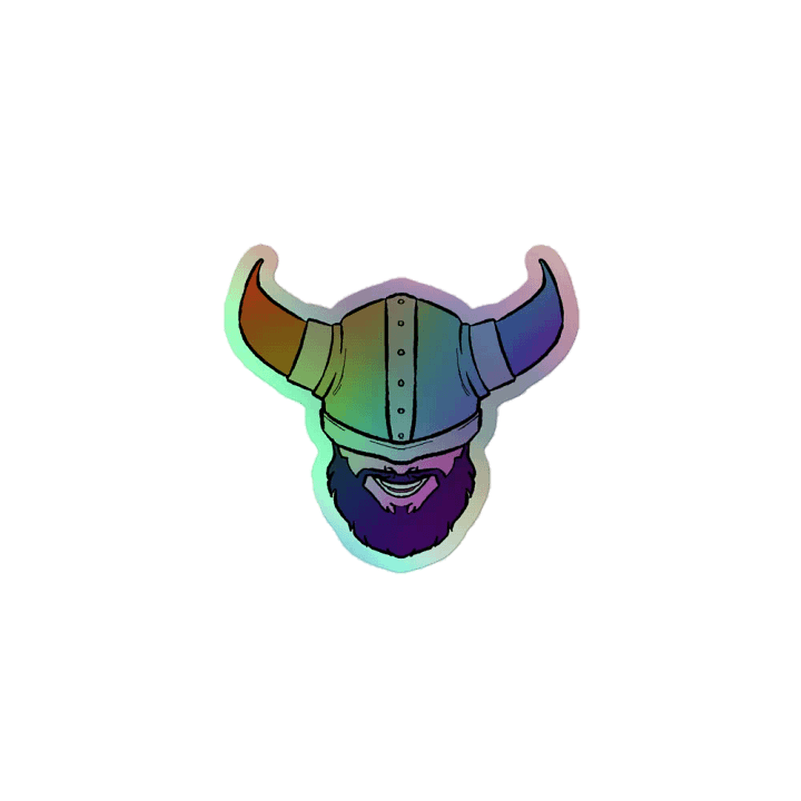 Holo Party Viking Sticker product image (1)