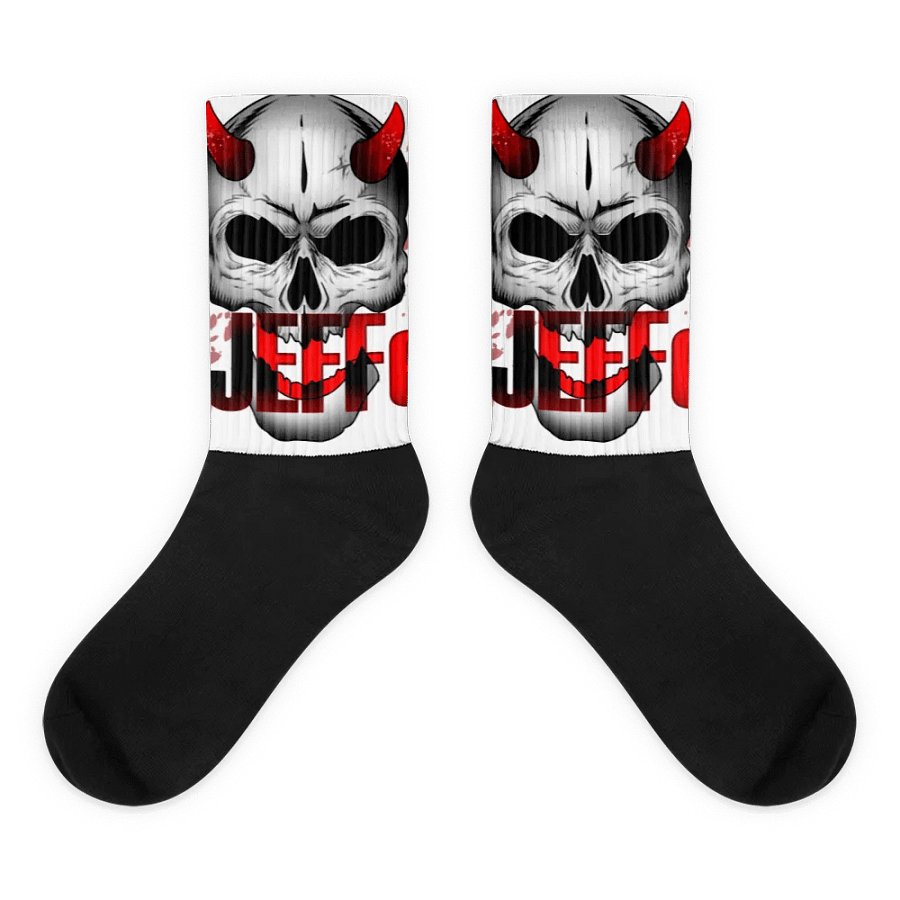 Black Foot Sublimated Socks product image (3)