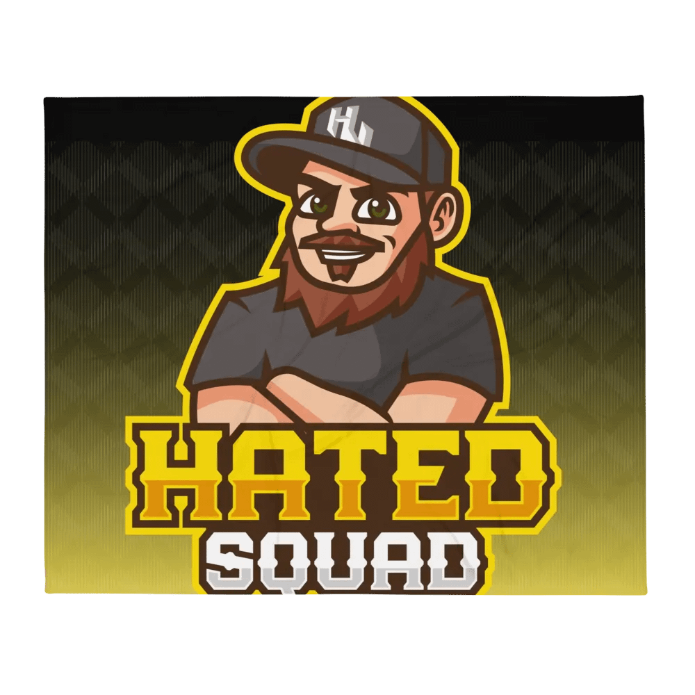 Hated Squad Throw Blanket product image (2)