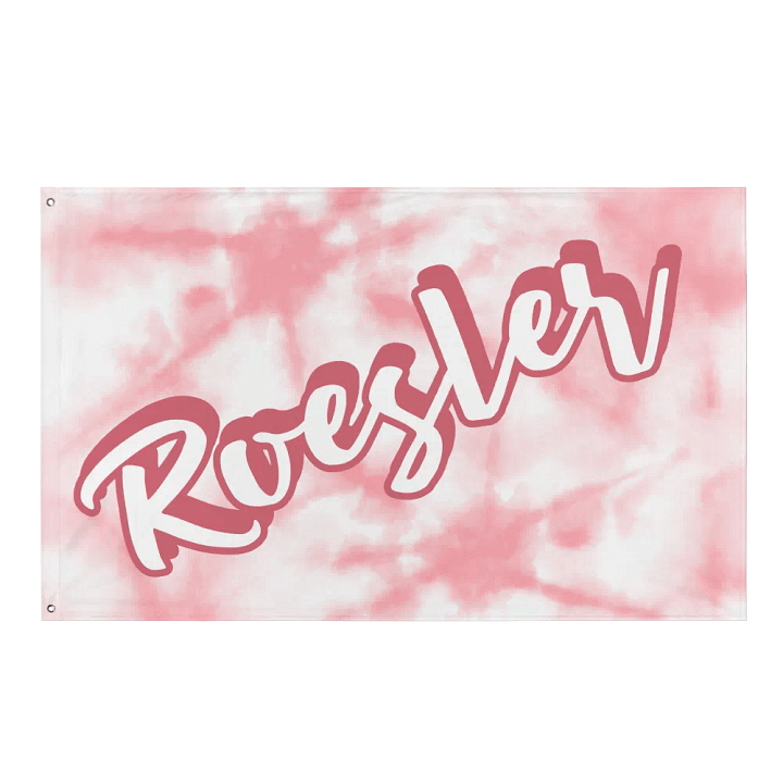Roesler Signature Tie-Dye Flag product image (1)