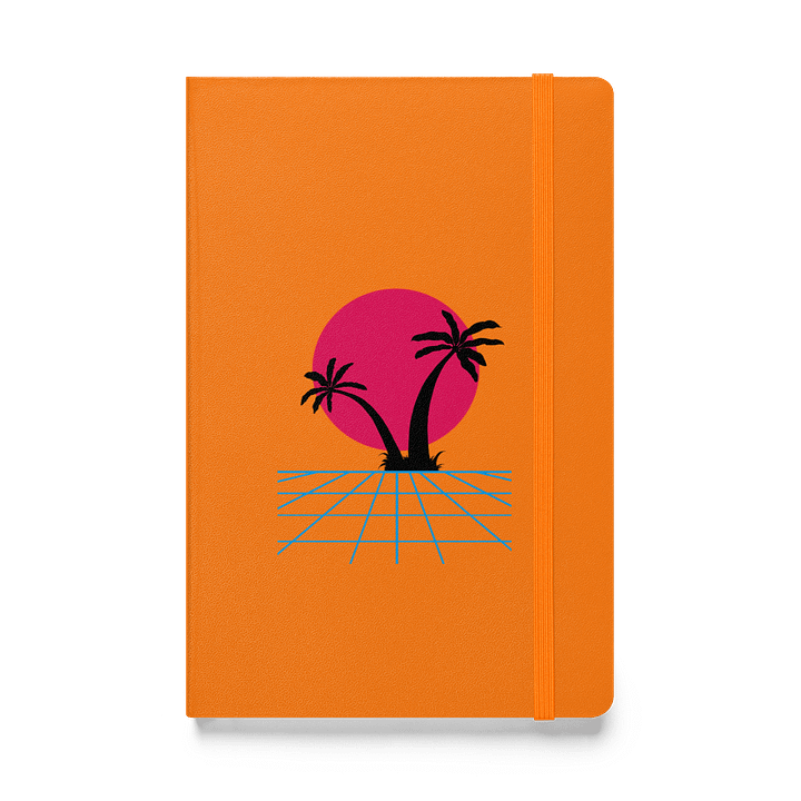 Synthwave Sunset Hardcover Journal product image (1)