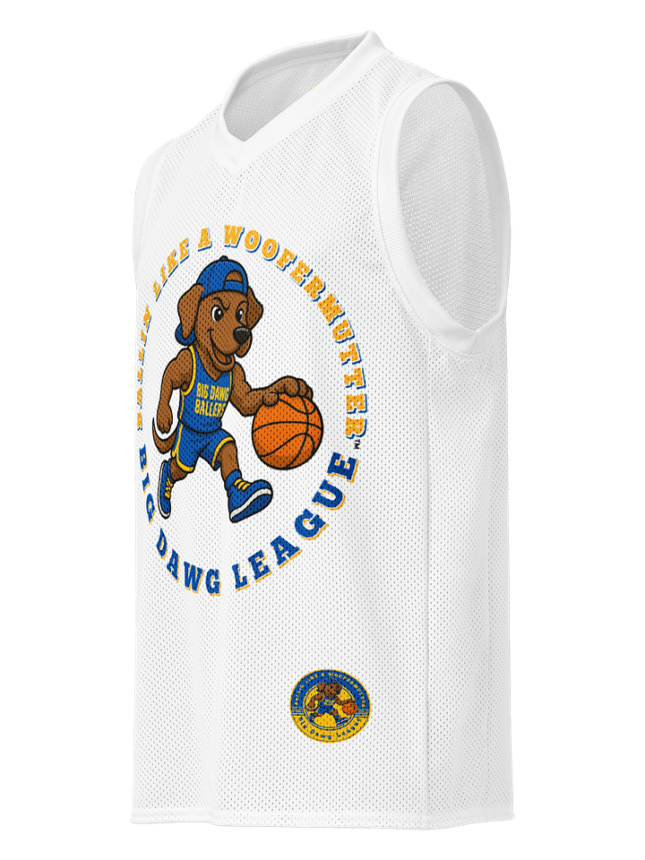 Brown Labrador Ballin Like A WooferMutter™ Premium Basketball Jersey product image (2)