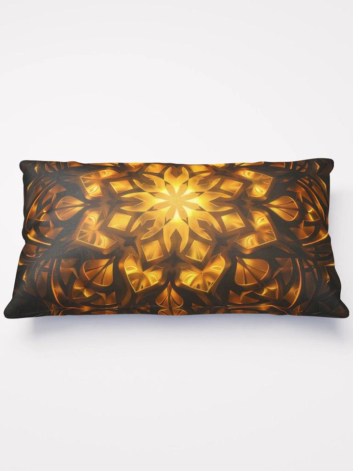 Golden glow mandala All-Over Pillow product image (1)