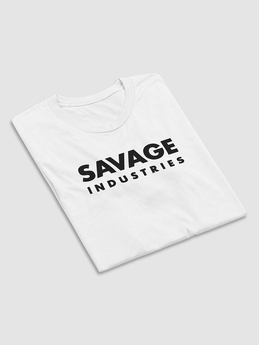 Savage Industries - Black logo (Tri-blend Tee) product image (5)