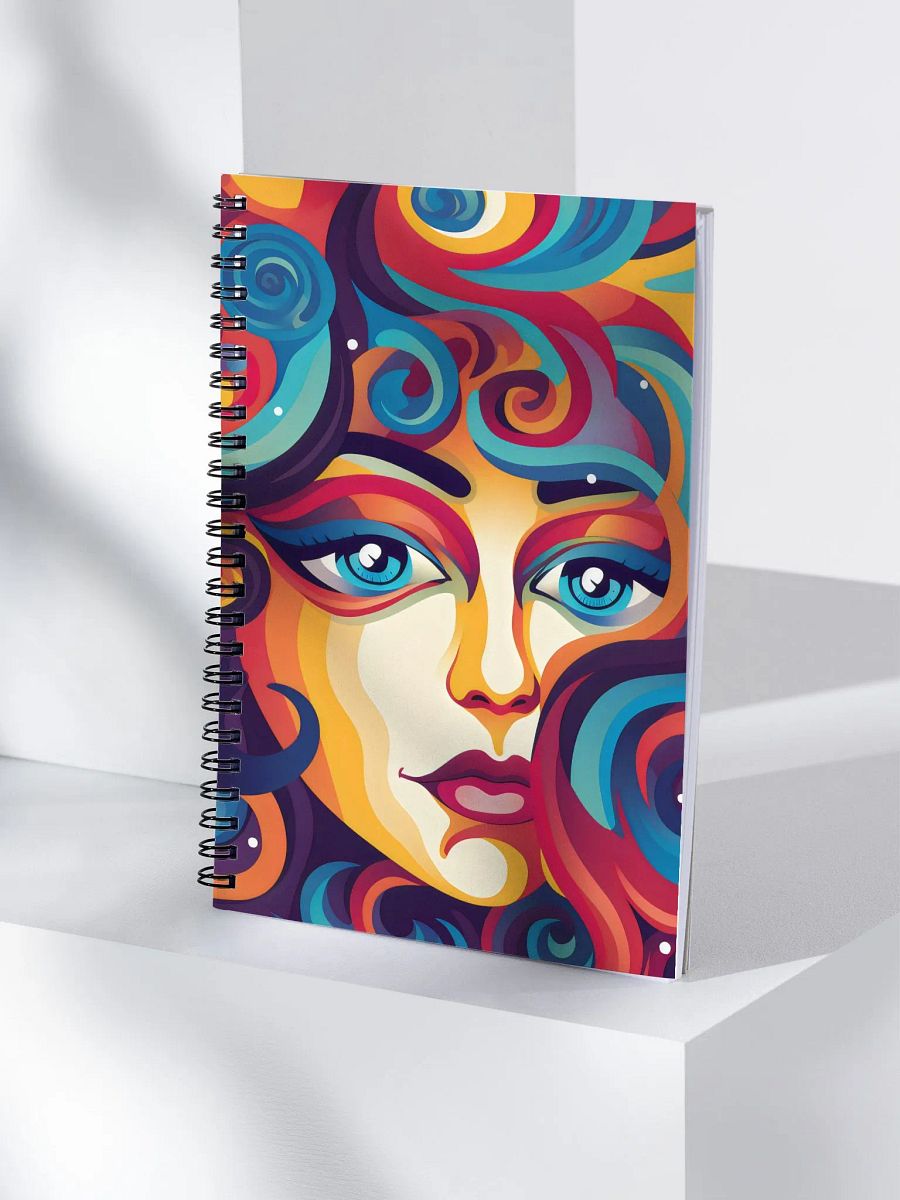 Customizable Spiral Notebook - Personalized Doodles & Notes product image (4)
