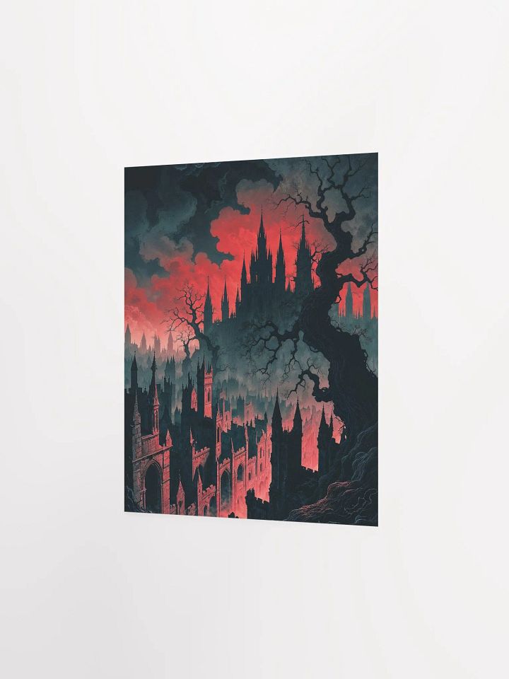 Crimson Gothic Dominion Matte Poster product image (10)