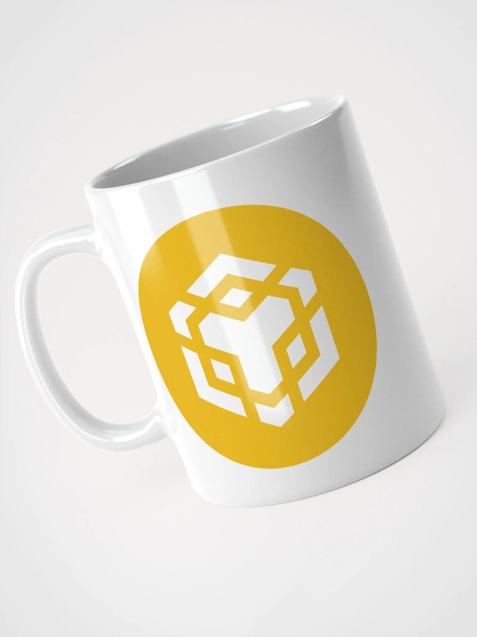 BNB Logo White Glossy Mug product image (5)