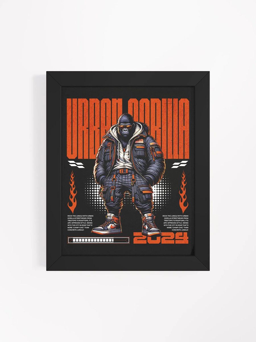Framed Urban Gorilla Streetwear Poster product image (4)