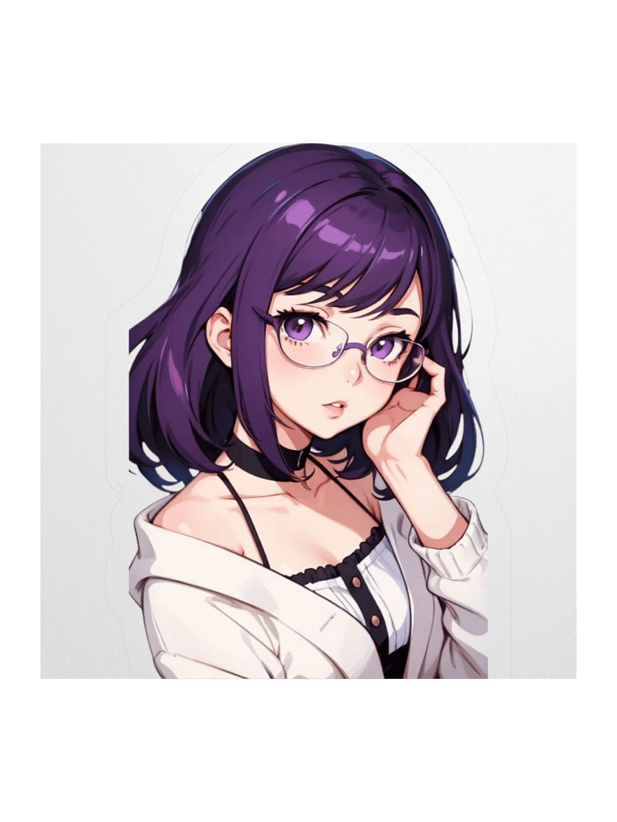(PURPLE WAIFU) K STICKERS product image (1)