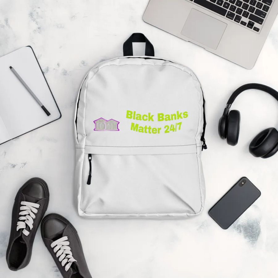 Empowerment All Over: Black Banks Matter Backpack product image (5)