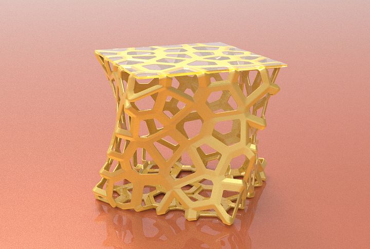 Weaverbird Voronoi Parametric Furniture Design Grasshopper Rhino Files Download product image (2)
