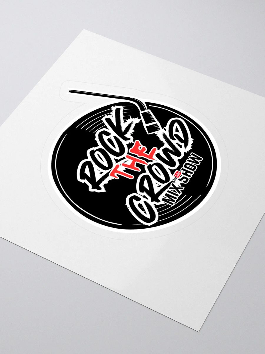 Rock The Crowd Vinyl Logo Sticker product image (3)