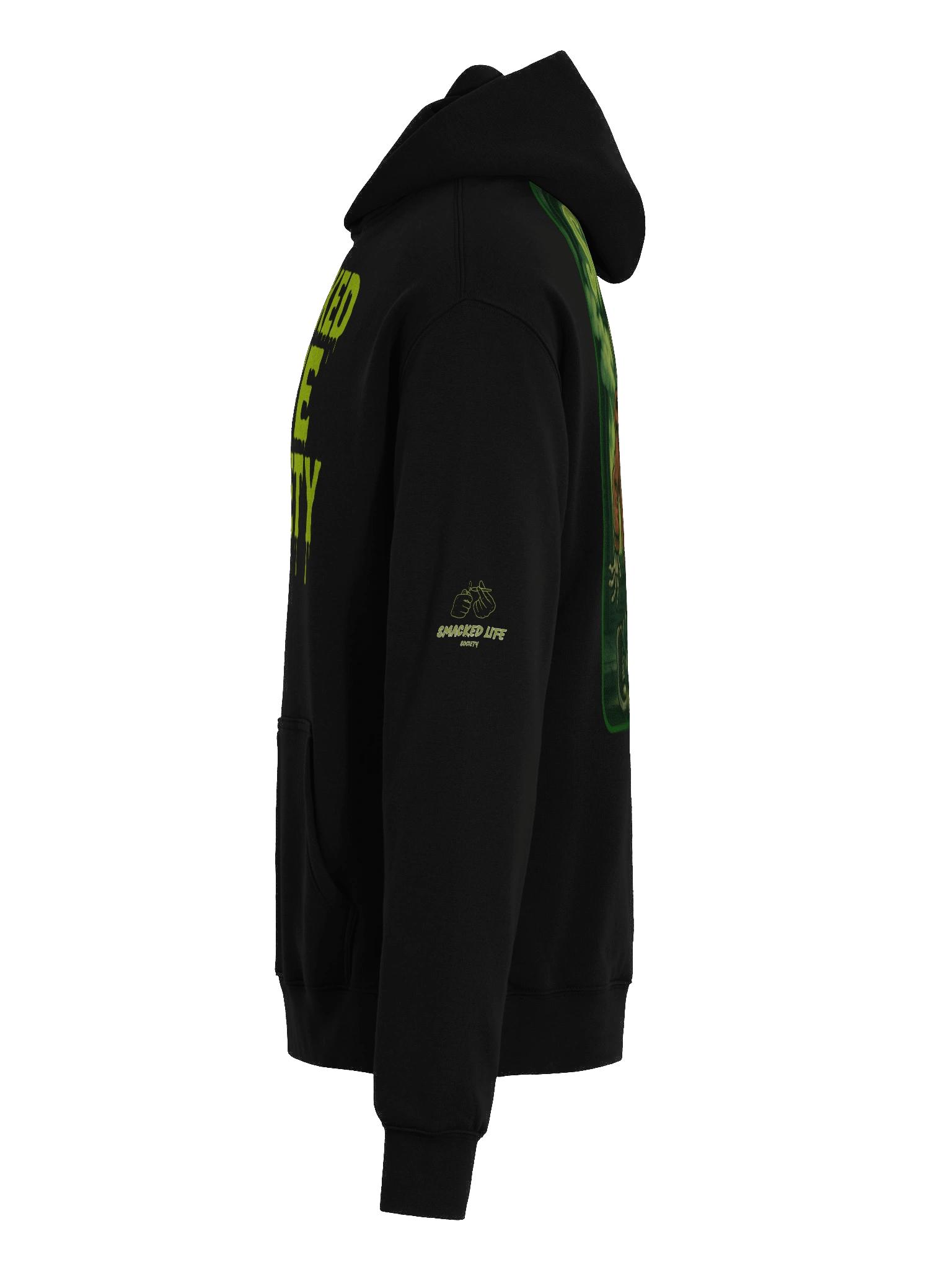 Smacked Streetwalker – Skeleton Smoke Session Oversized Hoodie product image (7)