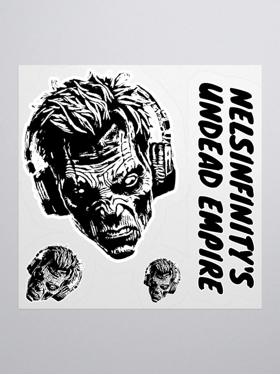 Nels Undead Empire Kiss Cut Stickers (White Edge) product image (2)