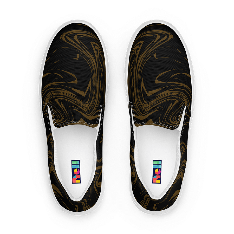 Golden Swirl Women's Slip-On Shoes product image (1)