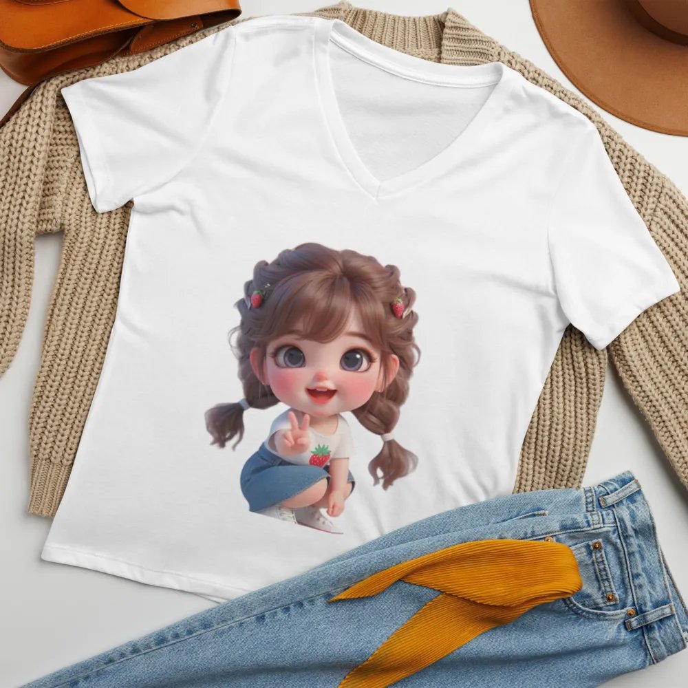 Bella+Canvas Women's Relaxed V-Neck T-Shirt product image (7)