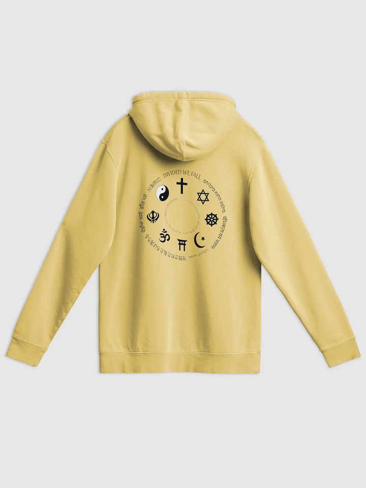 Divided We Fall - Religion - Independent Trading Co. Pigment Dyed Hoodie (BACK) product image (1)