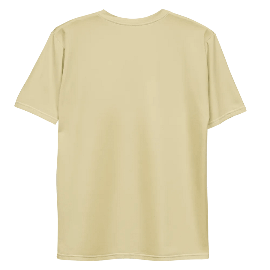 Plain Light Yellow Soft Summer Men's Crewneck Polyester Heavyweight Premium T-Shirt by Treasure Pie product image (10)