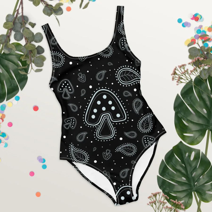 Paisley Mushroom One Piece Swimsuit product image (8)