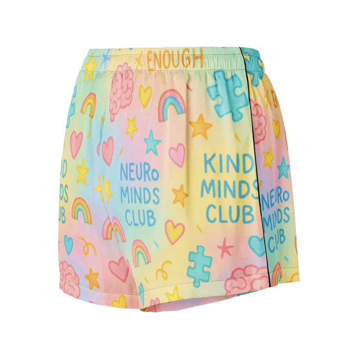 Neurospicy Vibes Pyjama Shorts product image (2)
