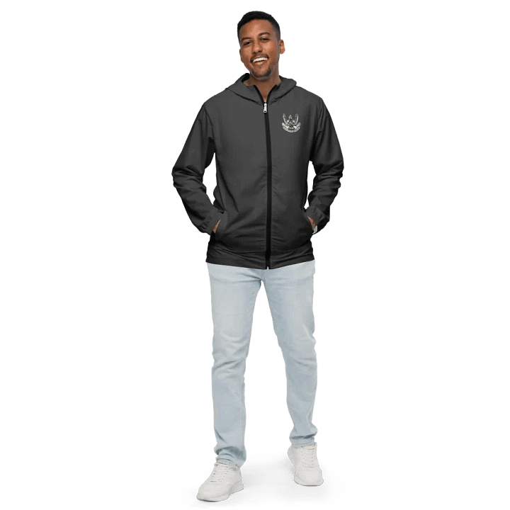 Gray Anchor Windbreaker product image (2)