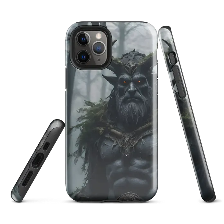 Tough Phone Case for iPhone® - Dark Mythical Ancient Forest Guardian product image (1)