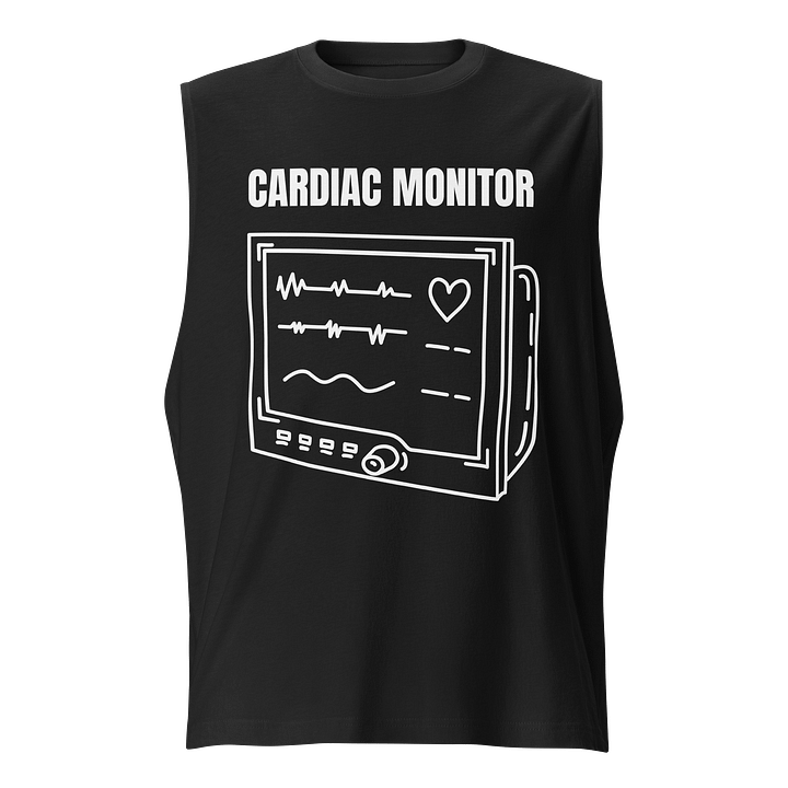 cardiac monitor design Muscle Tank product image (1)
