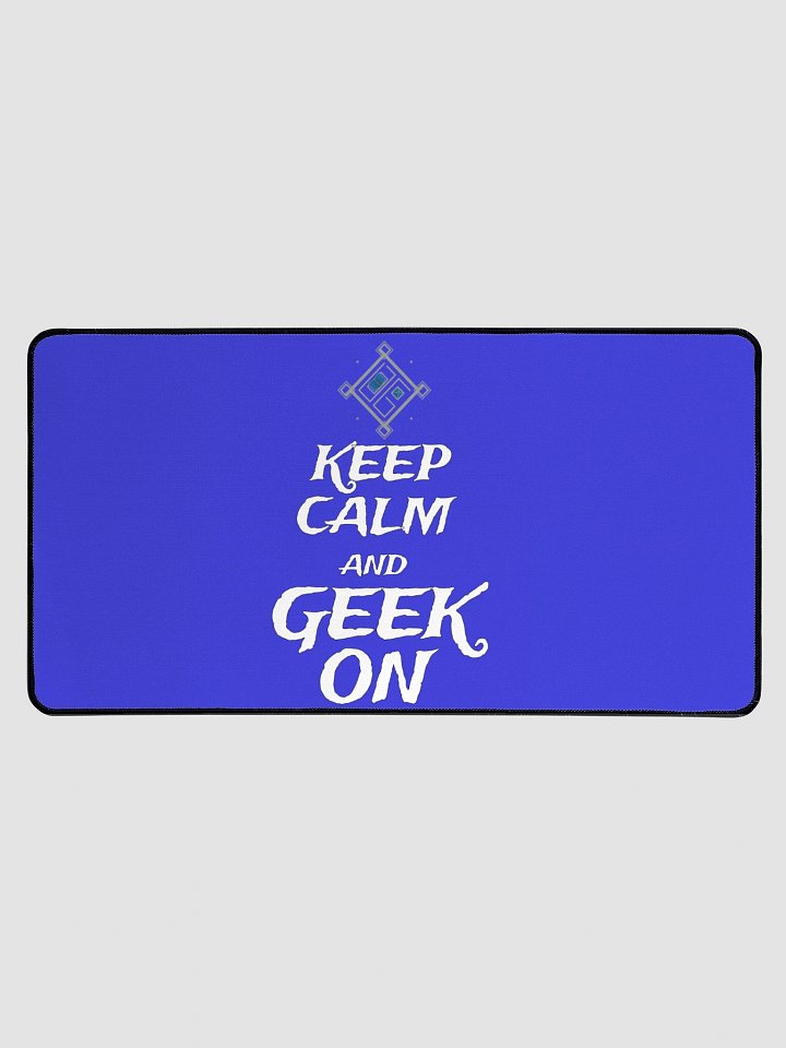 Keep Calm and Geeks On Desk Mat product image (1)