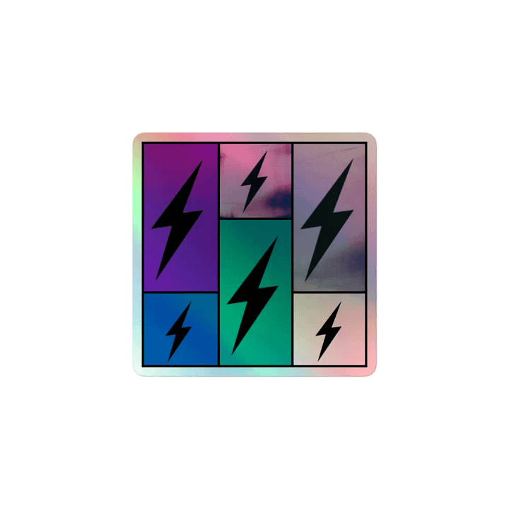 Bolt Dreams Holographic Sticker product image (1)