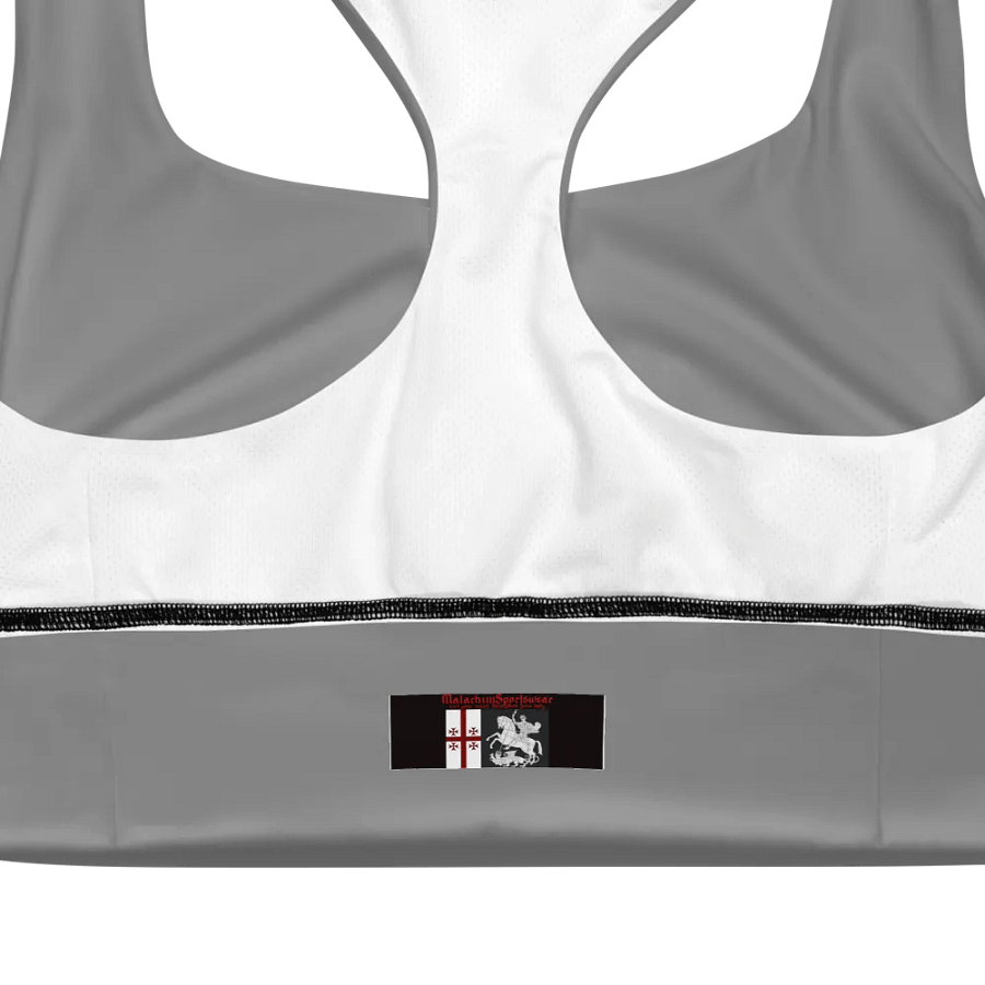 Grey Serenity Longline Sports Bra product image (12)