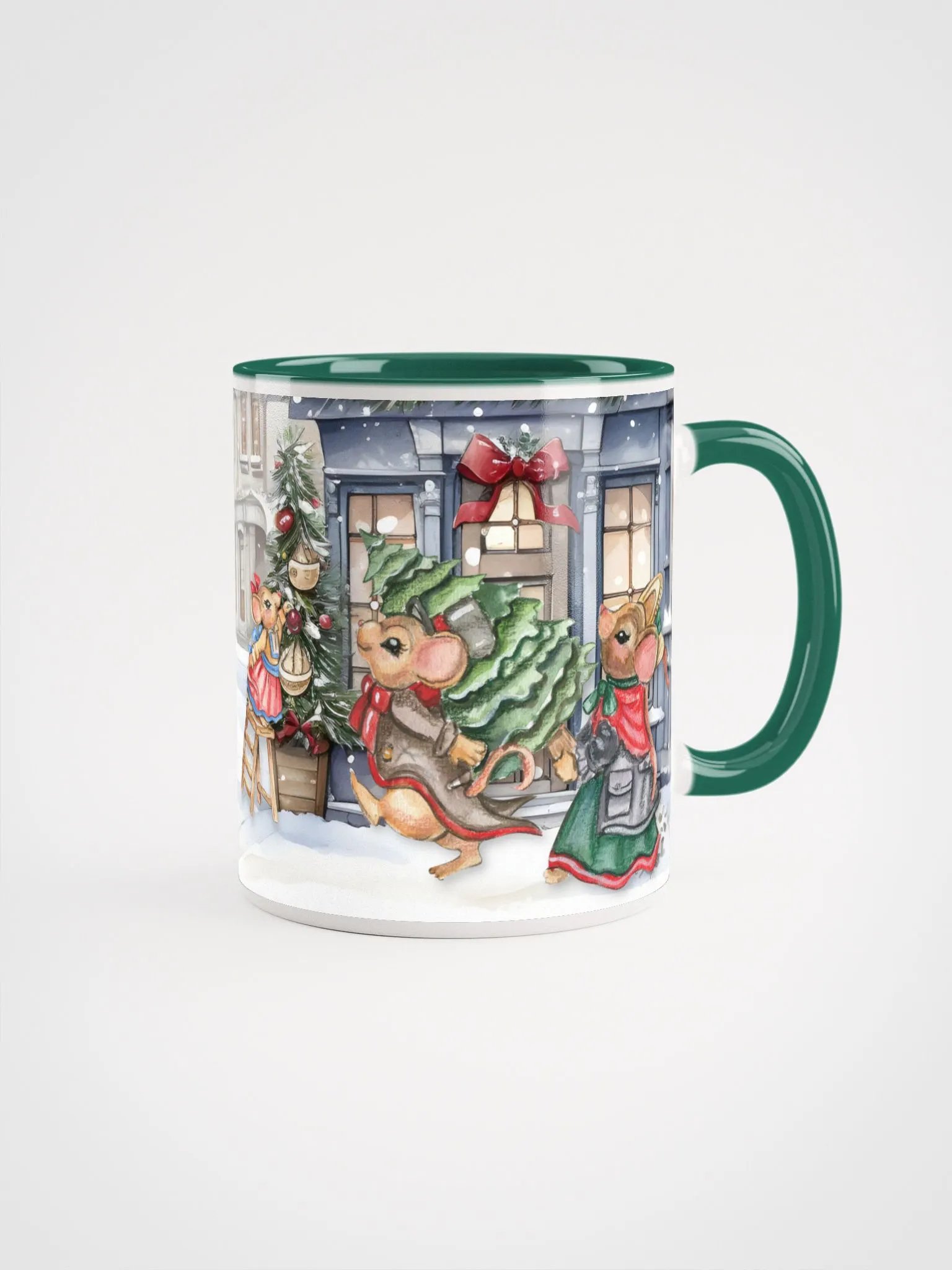 Prelude To Christmas Ceramic Mug | Holiday-Themed Mouse Design | It's A Mice Life Series product image (1)