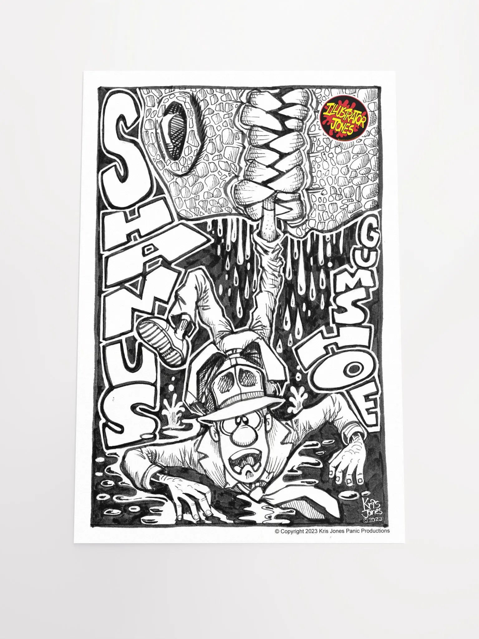 AGHH! IT'S GOT MY LEG POSTER product image (1)