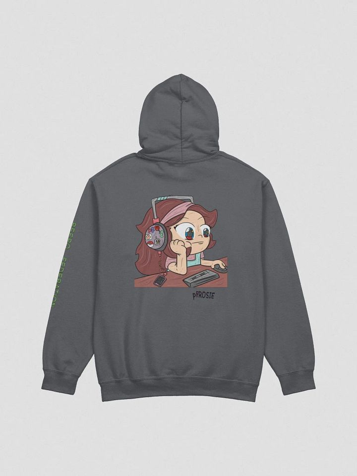 Lurking Hoodie with chill Rosie design on back product image (11)