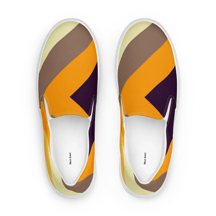 Orange Zag Slip-Ons product image (1)