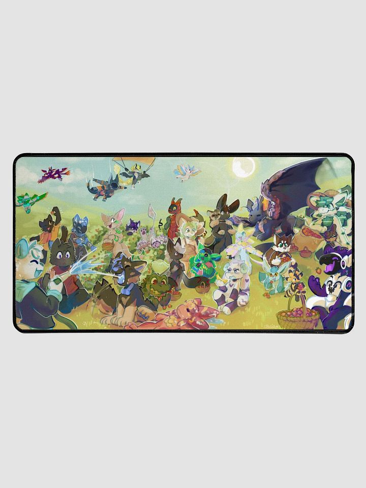 summer berry fields 2024 - kofi members desk mat product image (1)