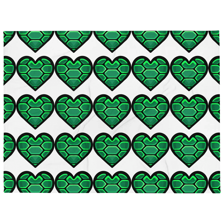 Turtle Heart Throw Blanket product image (2)